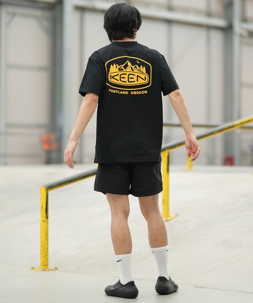 KEEN(キーン)の「【ムラサキスポーツ限定】KEEN/キーン 半袖 Tシャツ ロゴ バックプリント 吸汗速乾(Tシャツ/カットソー・メンズ・ブラック/ホワイト/カーキブラウン・S/M/L/XL)」の14枚目の写真