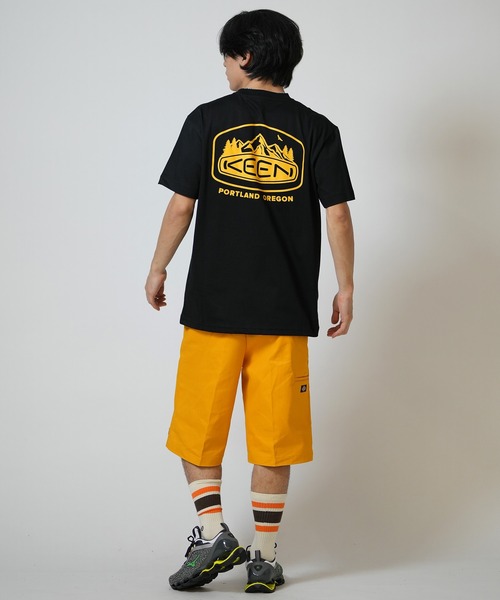 KEEN(キーン)の「【ムラサキスポーツ限定】KEEN/キーン 半袖 Tシャツ ロゴ バックプリント 吸汗速乾(Tシャツ/カットソー・メンズ・ブラック/ホワイト/カーキブラウン・S/M/L/XL)」の16枚目の写真