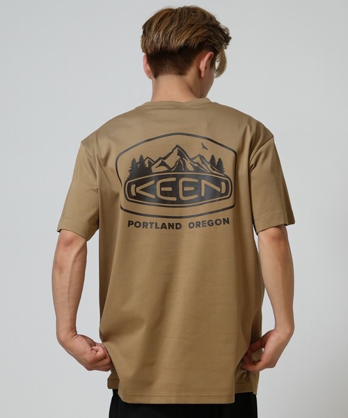 KEEN(キーン)の「【ムラサキスポーツ限定】KEEN/キーン 半袖 Tシャツ ロゴ バックプリント 吸汗速乾(Tシャツ/カットソー・メンズ・ブラック/ホワイト/カーキブラウン・S/M/L/XL)」の20枚目の写真