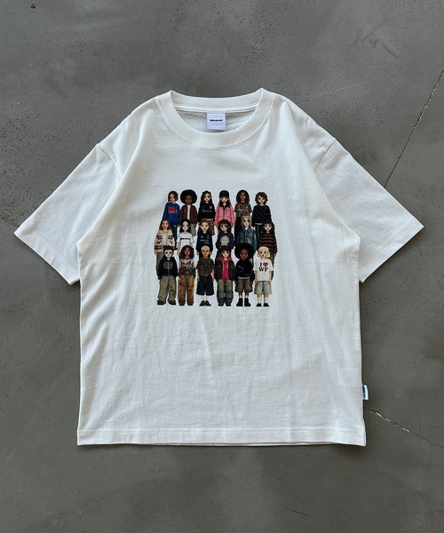 WISH FOR EVER（ウィッシュフォーエバー）の「【 12color / 3size 】PIXEL DESIGN T/ピクセルデザインT（Tシャツ/カットソー・メンズ・ライトブルー/オリーブ/ライトピンク/ブラック/ブルー/オフホワイト/グレー/ピンク/レッド/バーガンディー/ネイビー/イエロー・MEDIUM/LARGE/SMALL）」の16枚目の写真