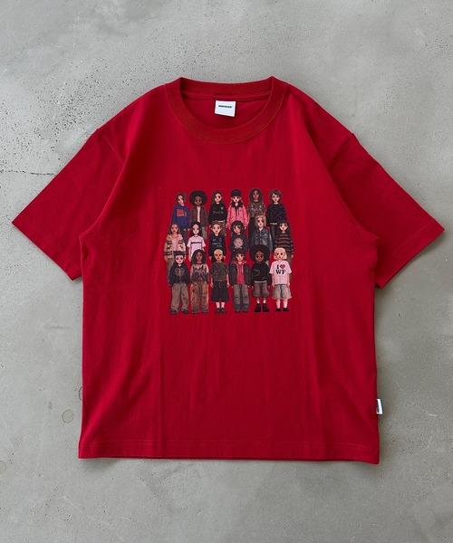 WISH FOR EVER（ウィッシュフォーエバー）の「【 12color / 3size 】PIXEL DESIGN T/ピクセルデザインT（Tシャツ/カットソー・メンズ・ライトブルー/オリーブ/ライトピンク/ブラック/ブルー/オフホワイト/グレー/ピンク/レッド/バーガンディー/ネイビー/イエロー・MEDIUM/LARGE/SMALL）」の19枚目の写真