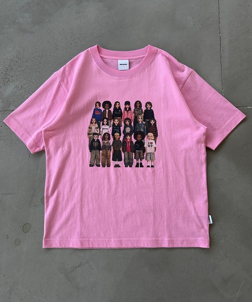 WISH FOR EVER（ウィッシュフォーエバー）の「【 12color / 3size 】PIXEL DESIGN T/ピクセルデザインT（Tシャツ/カットソー・メンズ・ライトブルー/オリーブ/ライトピンク/ブラック/ブルー/オフホワイト/グレー/ピンク/レッド/バーガンディー/ネイビー/イエロー・MEDIUM/LARGE/SMALL）」の21枚目の写真