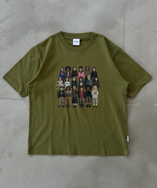 WISH FOR EVER（ウィッシュフォーエバー）の「【 12color / 3size 】PIXEL DESIGN T/ピクセルデザインT（Tシャツ/カットソー・メンズ・ライトブルー/オリーブ/ライトピンク/ブラック/ブルー/オフホワイト/グレー/ピンク/レッド/バーガンディー/ネイビー/イエロー・MEDIUM/LARGE/SMALL）」の22枚目の写真