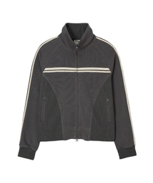 DANDEL（ダンデル）の「DD rib panel track jacket (CHARCOAL)（ナイロンジャケット）」