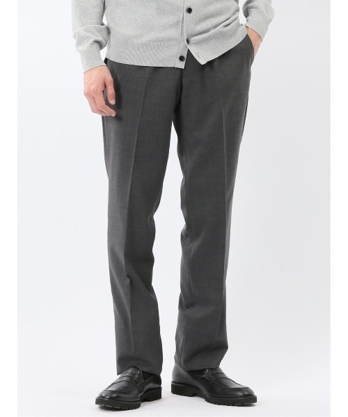 TAKA-Q(タカキュー)の「【ストレッチ ウォッシャブル ウール混】タカキュー ノータック スラックス ビジネス パンツ(スラックス・メンズ・グレー系その他2・S/X-LARGE/3L/MEDIUM/LARGE)」の1枚目の写真