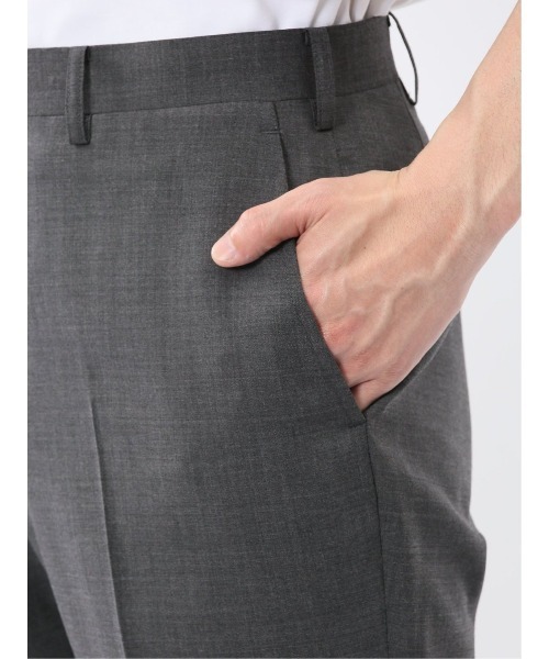 TAKA-Q(タカキュー)の「【ストレッチ ウォッシャブル ウール混】タカキュー ノータック スラックス ビジネス パンツ(スラックス・メンズ・グレー系その他2・S/X-LARGE/3L/MEDIUM/LARGE)」の5枚目の写真