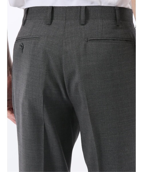 TAKA-Q(タカキュー)の「【ストレッチ ウォッシャブル ウール混】タカキュー ノータック スラックス ビジネス パンツ(スラックス・メンズ・グレー系その他2・S/X-LARGE/3L/MEDIUM/LARGE)」の4枚目の写真