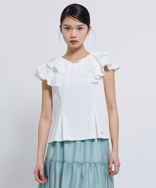 TOCCA（トッカ）の「WAVED CREAM カットソー（Tシャツ/カットソー・レディース・ネイビー系/ホワイト系・SMALL/MEDIUM）」の18枚目の写真