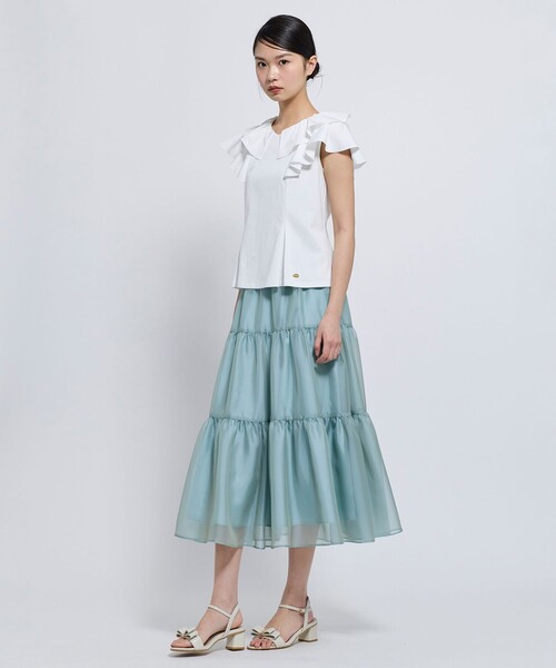 TOCCA（トッカ）の「WAVED CREAM カットソー（Tシャツ/カットソー・レディース・ネイビー系/ホワイト系・SMALL/MEDIUM）」の14枚目の写真