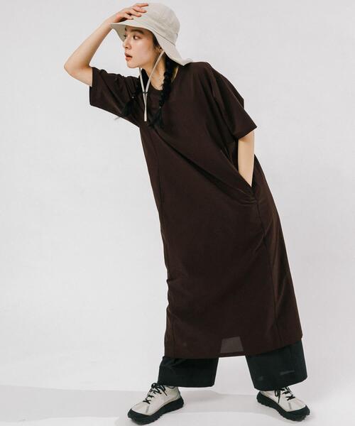EKAL(エカル)の「『吸水速乾/通気性/軽量』DOT AIR ONEPIECE(ワンピース・レディース・ブラック/ブラウン/チャコールグレー/オレンジ系その他・ONE)」の18枚目の写真