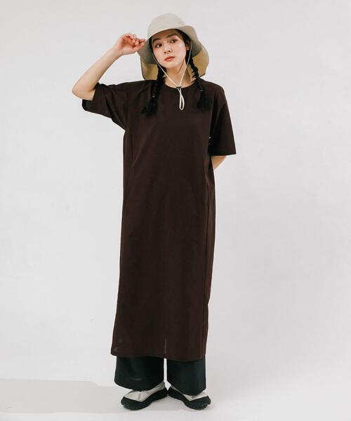 EKAL(エカル)の「『吸水速乾/通気性/軽量』DOT AIR ONEPIECE(ワンピース・レディース・ブラック/ブラウン/チャコールグレー/オレンジ系その他・ONE)」の19枚目の写真