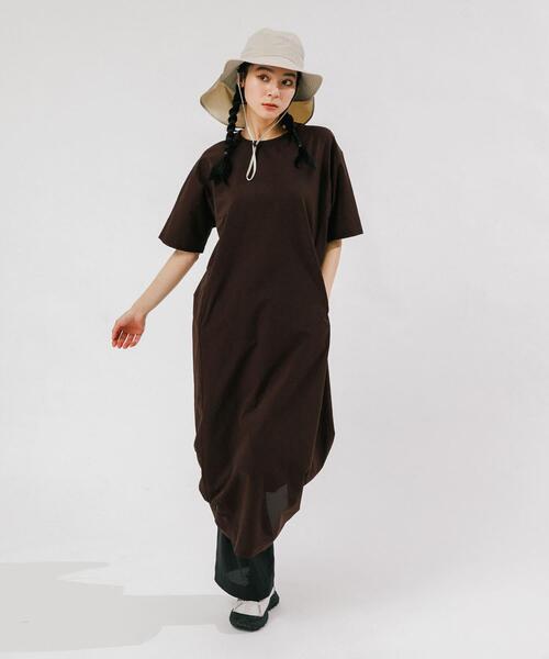 EKAL(エカル)の「『吸水速乾/通気性/軽量』DOT AIR ONEPIECE(ワンピース・レディース・ブラック/ブラウン/チャコールグレー/オレンジ系その他・ONE)」の20枚目の写真