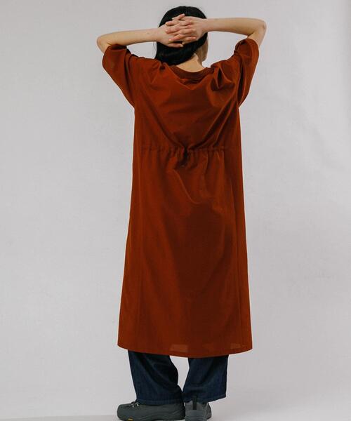 EKAL（エカル）の「『吸水速乾/通気性/軽量』DOT AIR ONEPIECE（ワンピース・レディース・ブラック/ブラウン/チャコールグレー/オレンジ系その他・ONE）」の7枚目の写真