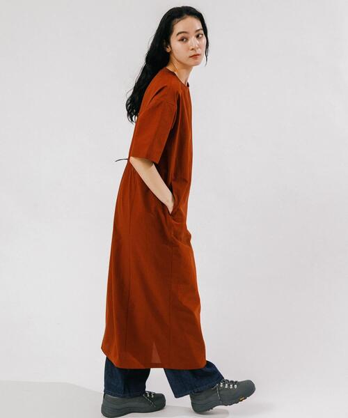 EKAL（エカル）の「『吸水速乾/通気性/軽量』DOT AIR ONEPIECE（ワンピース・レディース・ブラック/ブラウン/チャコールグレー/オレンジ系その他・ONE）」の8枚目の写真