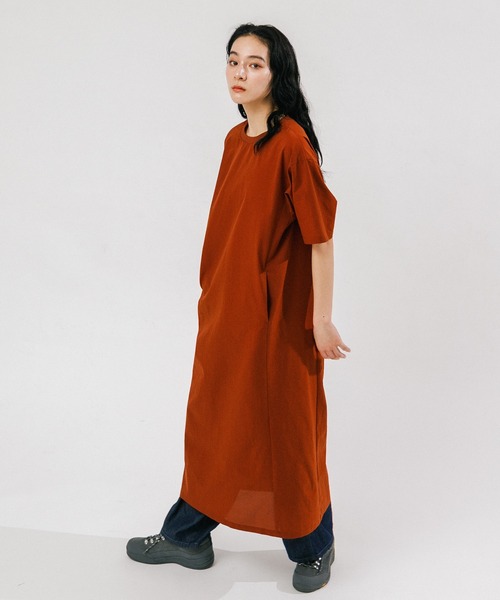 EKAL（エカル）の「DOT AIR ONEPIECE（ワンピース・レディース・ブラック/ブラウン/チャコールグレー/オレンジ系その他・ONE）」の10枚目の写真