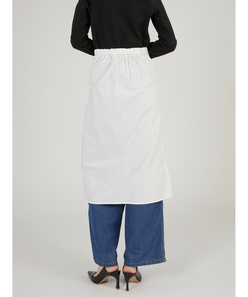 crinkle crinkle crinkle（クリンクルクリンクルクリンクル）の「【crinkle crinkle crinkle】multiway grandpa shirts skirt/マルチウェイグランパシャツスカート（スカート・レディース・ブルー/ホワイト・FREE）」の7枚目の写真