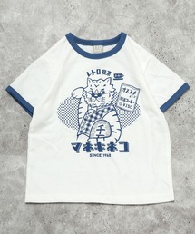 DILASH（ディラッシュ）の「【ひとクセ可愛く】おもしろグラフィックリンガーTシャツ（Tシャツ/カットソー）」