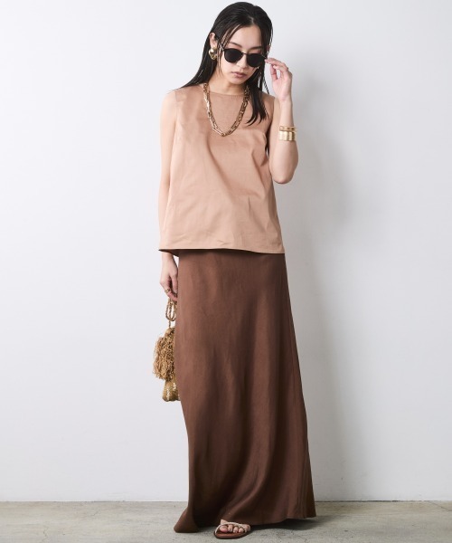 CHIC STYLE(シックスタイル)の「綿100%バックリボンブラウス<大きいサイズ有>シックスタイル(シャツ/ブラウス・レディース・ブラック/モカ・M/5L/4L/3L/LL/L)」の5枚目の写真