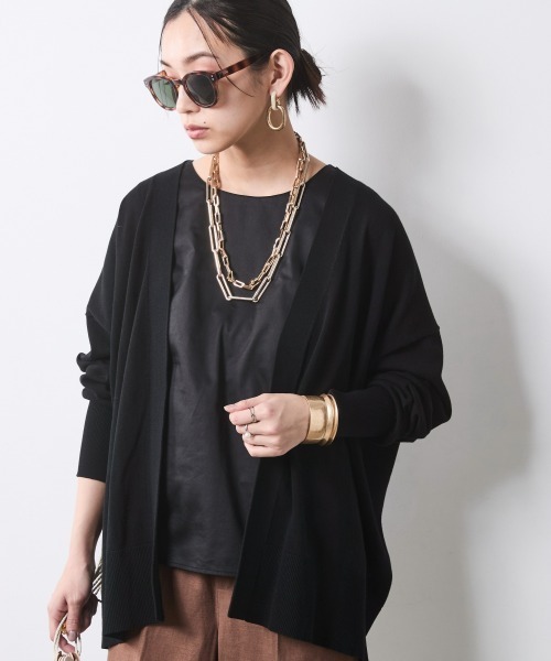 CHIC STYLE(シックスタイル)の「綿100%バックリボンブラウス<大きいサイズ有>シックスタイル(シャツ/ブラウス・レディース・ブラック/モカ・M/5L/4L/3L/LL/L)」の20枚目の写真