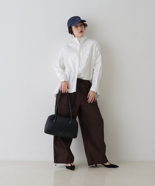 TICCA(ティッカ)の「【定番人気2026SS新作】【TICCA/ティッカ】スクエアビッグシャツ(シャツ/ブラウス・レディース・ホワイト/ストライプ/ブルー・フリー)」の17枚目の写真