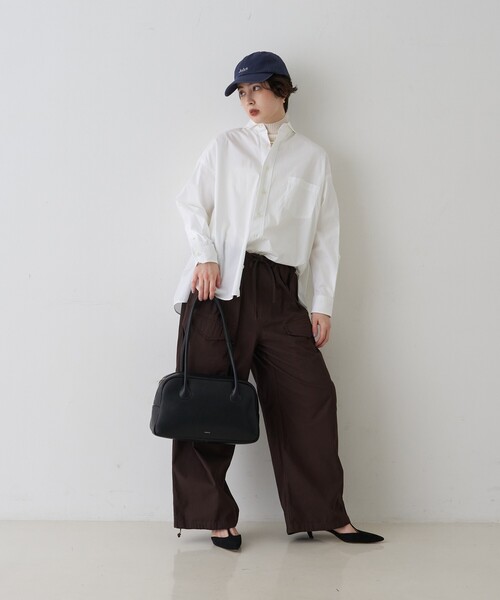 TICCA(ティッカ)の「【定番人気2026SS新作】【TICCA/ティッカ】スクエアビッグシャツ(シャツ/ブラウス・レディース・ホワイト/ストライプ/ブルー・フリー)」の16枚目の写真