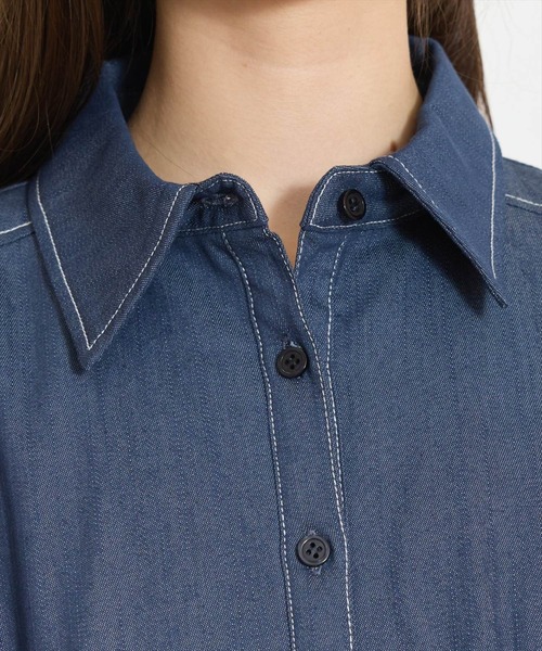 WILLSELECTION（ウィルセレクション）の「ベルト付きタックスリーブフレアワンピース（ワンピース・レディース・ブラック系その他/ネイビー/ブラック・FREE）」の15枚目の写真