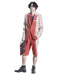 GREEDILOUS（グリディアス）の「チェックコンビパンツ（その他パンツ）」