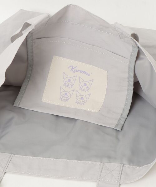 sanrio(サンリオ)の「"09"≪sanrio≫1ポケット ナイロン フェイス 刺繍 トートバッグ(トートバッグ・レディース・ベビーピンク/ライトイエロー/ライトグレー/ラベンダー/ライトピンク/ライトブルー・ONE SIZE)」の10枚目の写真