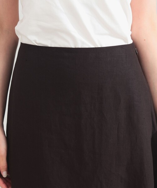 Demi-Luxe BEAMS(デミルクス ビームス)の「シンプル リネン スカート .M(スカート・レディース・ベージュ/ブラウン系その他/ブルー系その他・38/36)」の20枚目の写真