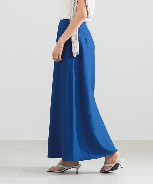 Demi-Luxe BEAMS(デミルクス ビームス)の「シンプル リネン スカート .M(スカート・レディース・ベージュ/ブラウン系その他/ブルー系その他・38/36)」の6枚目の写真