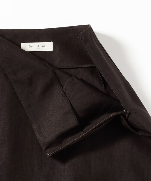 Demi-Luxe BEAMS(デミルクス ビームス)の「シンプル リネン スカート .M(スカート・レディース・ベージュ/ブラウン系その他/ブルー系その他・38/36)」の11枚目の写真