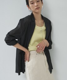GALLEST | 【接触冷感】シアーシャツジャケット(テーラードジャケット)