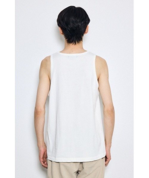 AZUL by moussy(アズールバイマウジー)の「引き揃え天竺タンクトップ(タンクトップ・メンズ・ブラック/ホワイト/グレー・MEDIUM/LARGE)」の18枚目の写真
