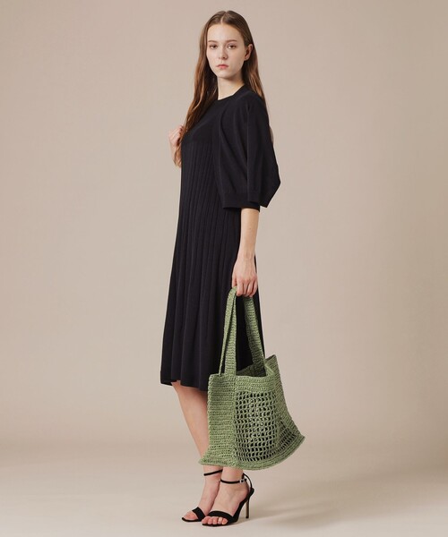 MACKINTOSH LONDON(マッキントッシュ ロンドン)の「【eclat5月号掲載】クロシェ編トートバッグ(トートバッグ・レディース・ライトブルー/グリーン・FREE)」の6枚目の写真