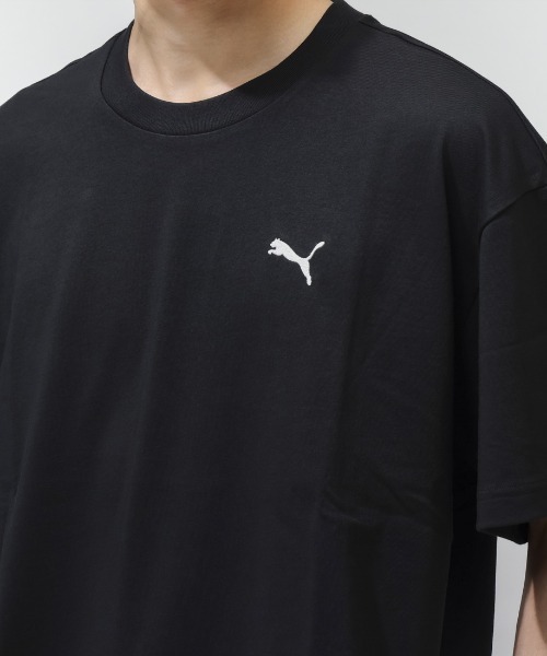 PUMA（プーマ）の「【別注】プーマ PUMA BIG LOGO SS TEE 限定コラボ（Tシャツ/カットソー・メンズ・ホワイト/オリーブ/ブラック・S/M/L/LL/3L）」の7枚目の写真