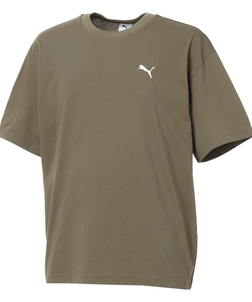 PUMA（プーマ）の「【別注】プーマ PUMA BIG LOGO SS TEE 限定コラボ（Tシャツ/カットソー・メンズ・ホワイト/オリーブ/ブラック・S/M/L/LL/3L）」の10枚目の写真