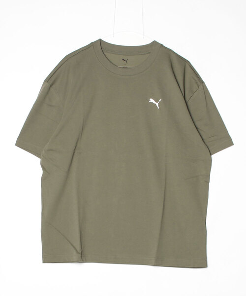 PUMA（プーマ）の「【別注】プーマ PUMA BIG LOGO SS TEE 限定コラボ（Tシャツ/カットソー・メンズ・ホワイト/オリーブ/ブラック・S/M/L/LL/3L）」の16枚目の写真