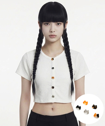 OTHER-worldly（アザーワールドリー）の「キャットボタンカーディガン[ホワイト]（カーディガン/ボレロ）」