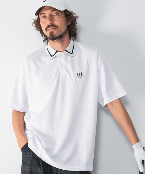 URBAN RESEARCH Sonny Label(アーバンリサーチサニーレーベル)の「OOPS 吸水速乾ラインポロシャツ(ポロシャツ・メンズ・オフホワイト/ネイビー・X-LARGE/MEDIUM/LARGE)」の2枚目の写真