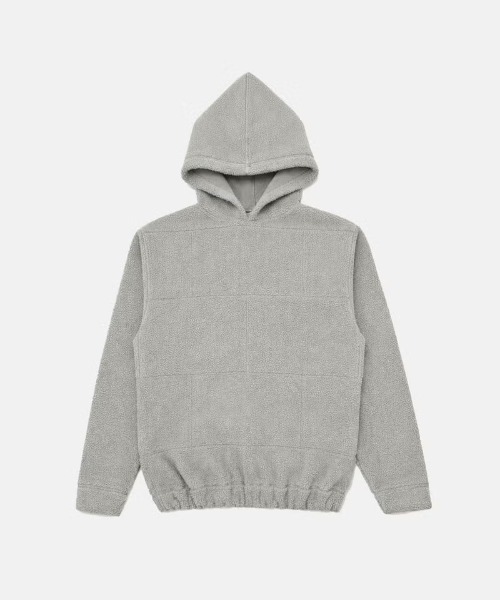 Gramicci（グラミチ）の「Gramicci & ALWAYTH FLEECE HOODIE / グラミチアンドオルウェイズフリースフーディー Gramicci グラミチ（パーカー・メンズ・グレー/ブラウン・L/M/XL/S）」の2枚目の写真