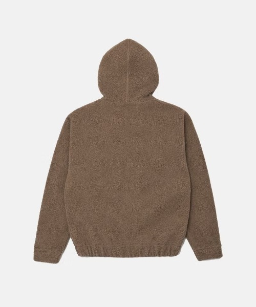Gramicci（グラミチ）の「Gramicci & ALWAYTH FLEECE HOODIE / グラミチアンドオルウェイズフリースフーディー Gramicci グラミチ（パーカー・メンズ・グレー/ブラウン・L/M/XL/S）」の3枚目の写真