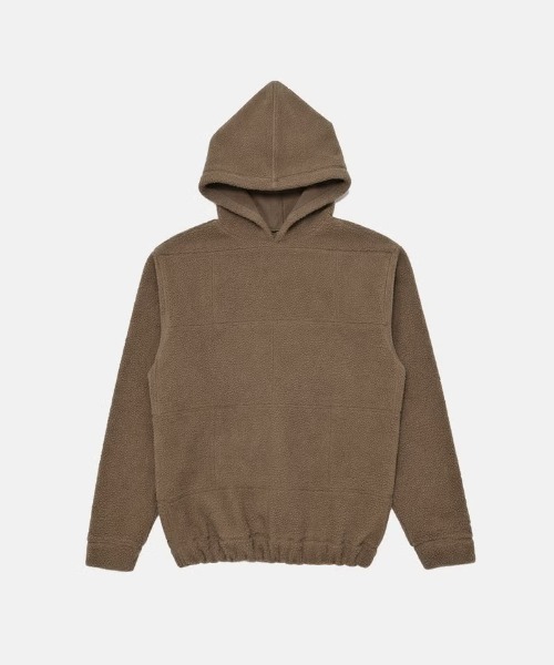 Gramicci（グラミチ）の「Gramicci & ALWAYTH FLEECE HOODIE / グラミチアンドオルウェイズフリースフーディー Gramicci グラミチ（パーカー・メンズ・グレー/ブラウン・L/M/XL/S）」の5枚目の写真