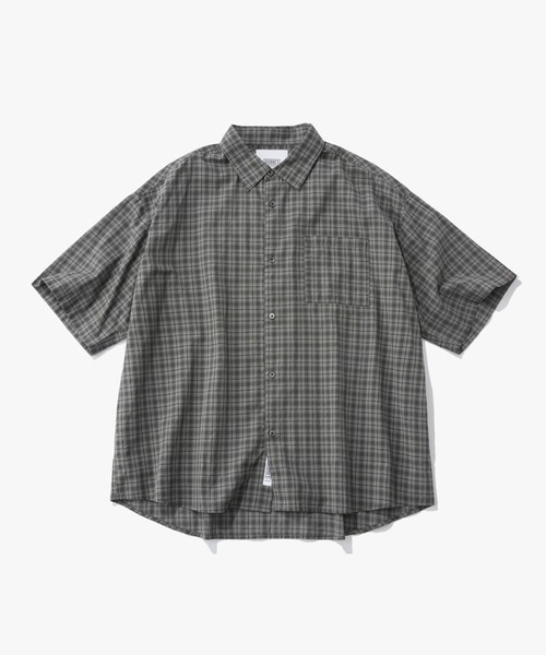 GEORGE'S(ジョージズ)の「スカシチェックシャツ(シャツ/ブラウス・メンズ・ブラウン/グレー・MEDIUM/LARGE)」の1枚目の写真
