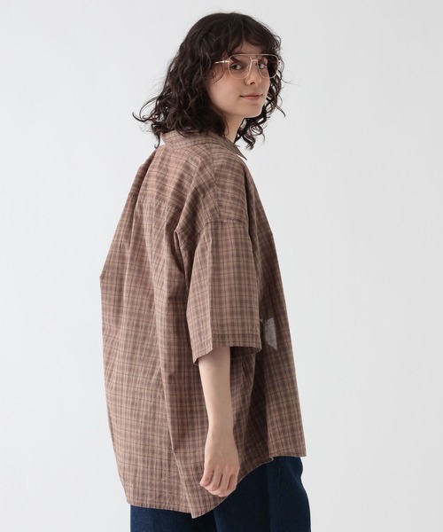 GEORGE'S(ジョージズ)の「スカシチェックシャツ(シャツ/ブラウス・メンズ・ブラウン/グレー・MEDIUM/LARGE)」の14枚目の写真
