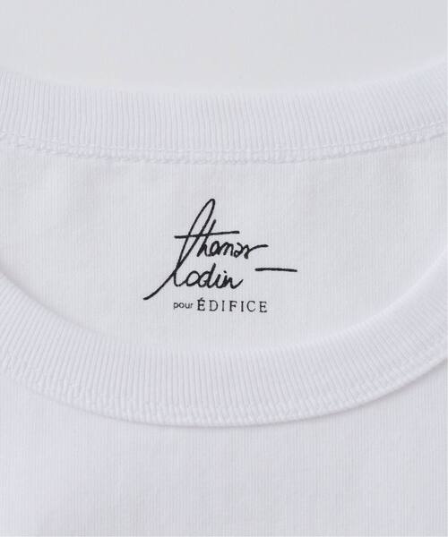 EDIFICE（エディフィス）の「THOMAS LODIN(トーマス ロディン) 別注 フォト プリント Tシャツ（Tシャツ/カットソー・メンズ・ブルー/ブラック/オレンジ/ベージュ/ブラック系その他・LARGE/MEDIUM）」の11枚目の写真