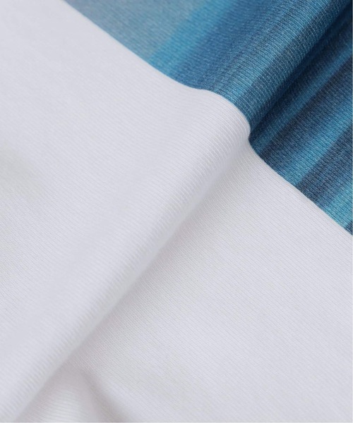 EDIFICE（エディフィス）の「THOMAS LODIN(トーマス ロディン) 別注 フォト プリント Tシャツ（Tシャツ/カットソー・メンズ・ブルー/ブラック/オレンジ/ベージュ/ブラック系その他・LARGE/MEDIUM）」の20枚目の写真