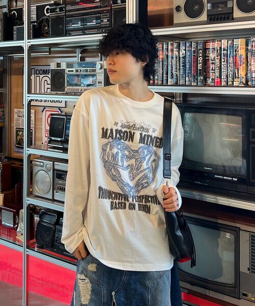 MAISON MINED(メゾンミネド)の「LEATHER SADDLEBAG BLACK(メッセンジャーバッグ・レディース・その他・FREE)」の18枚目の写真