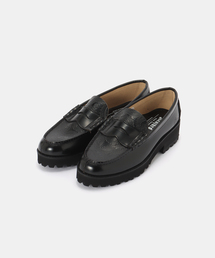 The Kenford Fineshoes（ケンフォードファインシューズ）の「The Kenford Fineshoes TANK SOLE LOAFERS / BLACK BLACK（ローファー）」