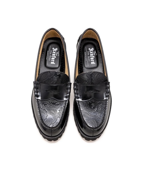 The Kenford Fineshoes(ケンフォードファインシューズ)の「≪追加≫The Kenford Fineshoes TANK SOLE LOAFERS / BLACK BLACK(ローファー・レディース・ブラック・23cm/24cm/23.5cm/24.5cm)」の1枚目の写真