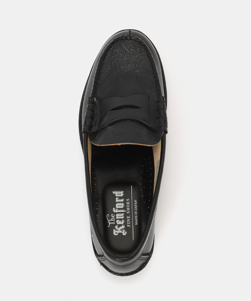 The Kenford Fineshoes(ケンフォードファインシューズ)の「≪追加≫The Kenford Fineshoes TANK SOLE LOAFERS / BLACK BLACK(ローファー・レディース・ブラック・23cm/24cm/23.5cm/24.5cm)」の3枚目の写真